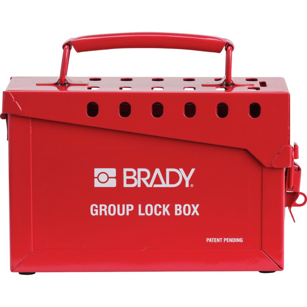 Amazon.com: Brady 262-65699 13 Lock Group Lock Box Red