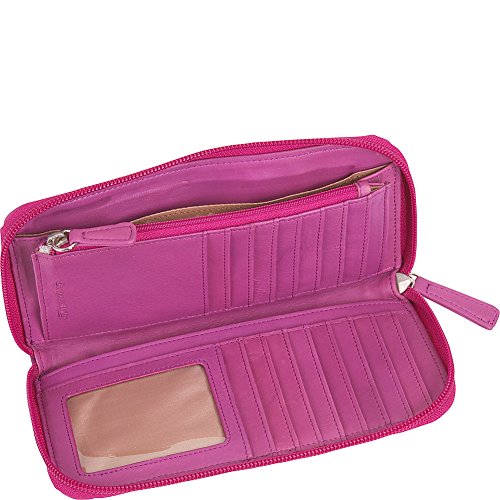 Cashmere Woman's Zipper Clutch Wallet Color: Black2