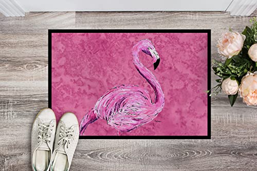 Caroline's Treasures Flamingo on Pink Indoor or Outdoor Doormat, 24 inches x 36 inches, Multicolor, 61 x 91 cm (Rectangular) - Image 3