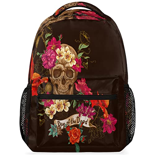 Mochila de gran capacidad de calaveras para viajes casuales y senderismo