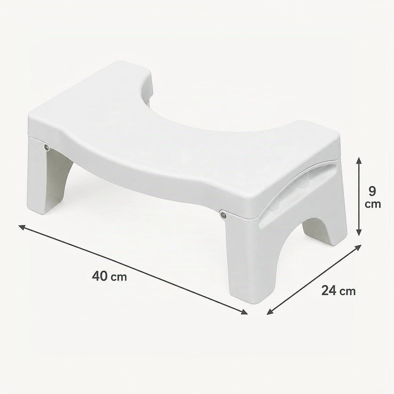 Repose Pied Physiologique pour Toilettes - Pliable
