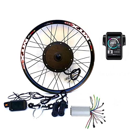 48V1500W Electric MTB Bicycle E Bike Hub Motor Conversion kit MTX Rim theebikemotor (26", Rear Wheel + TFT Display)