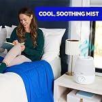 Vicks Filter-Free Ultrasonic Humidifier for Bedroom or Nursery 1.2 Gal Tank - Image 3