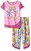 Hatchimals Girls' Little 2-Pc Pajama Set, Long Sleeve W/Pant, Pink/Print, 7-8