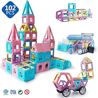 Magnetic Toys for Kids Toddlers Magnetic Tiles Magnetic Castle Blocks Preschool Magnet Toys