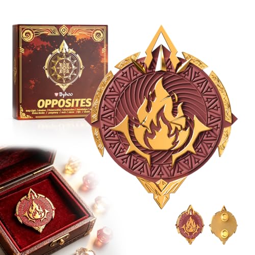 Byhoo Magnetic Metal RPG Badge, Opposites Collection: Purgatory Emblem - image 1