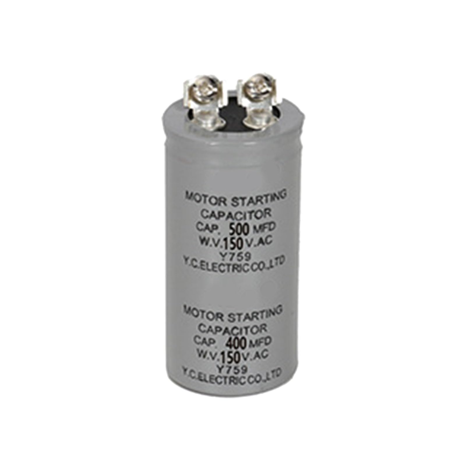 Tsophreniq 500Uf 125V Motor Start Capacitor Cd60 125V / 250V 50Uf-1200Uf Motor Starting Running Capacitor For Professional And Home Use Start