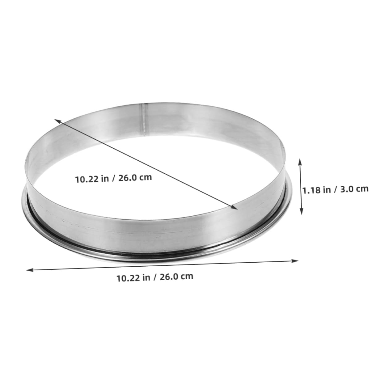 balacoo Multi Function Stainless Steel Pizza Saucing Ring Cooking Accessory for Enhanced Baking Efficiency Easy to Clean and Durable for Home Commercial Use