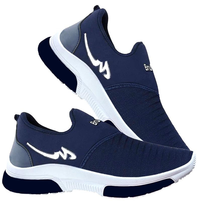 2031 Men's & Boy's PVC Sole with Breathable Mesh Upper White Running Shoes for Rinning, Gym and Sports Activity 4 51I9ZRP+rcL