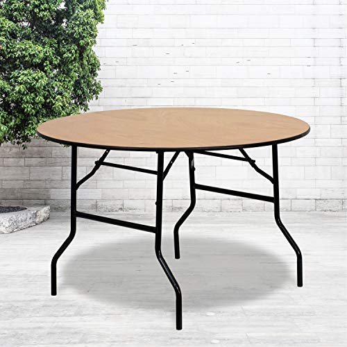 Encuentra reviews de Mesa redonda plegable de madera del mes. 23 Imagen adicional