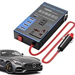 1500W Car Power Inverter, 12V/24V Universal Converter, Car Charger Inverter with USB C, Fast Charging, Cars Inverter with Cars Lighter Plug, Voltage Converter Compatible Tablets Phones