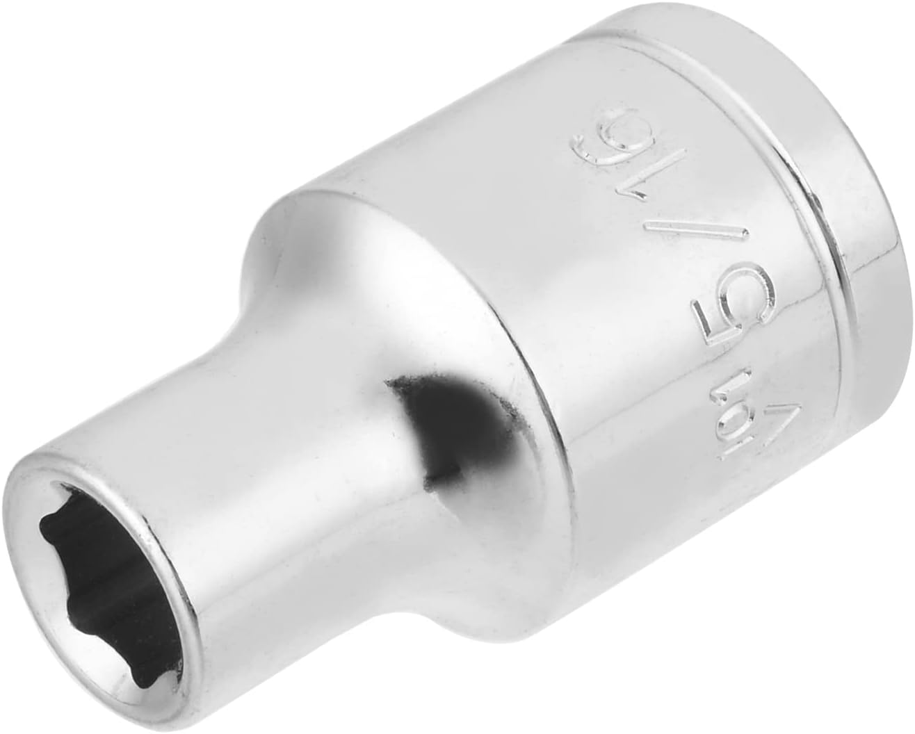Auniwaig Shallow Socket, 1/2 Inch Drive x 5/16 Inch, 6-Point Socket, Imperial, Cr-V