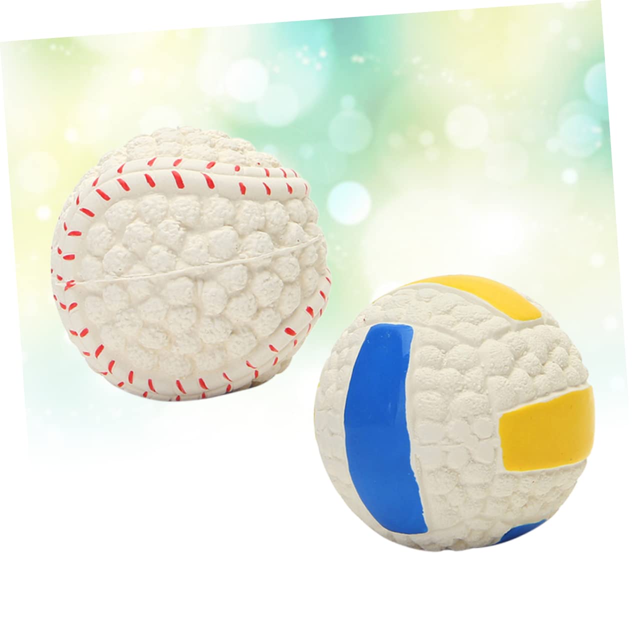 SUPVOX 4 Piezas Juguetes para Masticar Perros Juguetes de Entrenamiento para Mascotas Masticar para Perro de Pelota para Mascotas Juguete para morder vocalizar