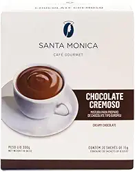 Chocolate Europeu em pó Santa Mônica Monodose - 20 unidades