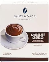 Chocolate Europeu em pó Santa Mônica Monodose - 20 unidades