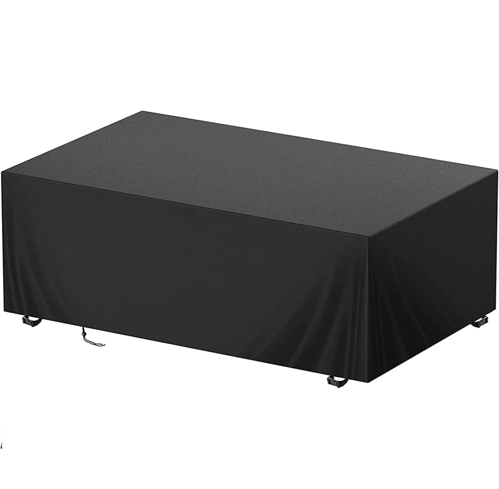 SIMPHAUS Tuinmeubelhoezen Waterdichte Beschermhoes Tuinmeubelen Hoes Tafel Buiten met Trekkoord 420D Oxford UV Bestendig Winddicht Hoes voor Tuinmeubelen,Tuinmeubelset Hoezen 250x250x90cm