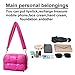 NAARIIAN Shoulder bags for women, Light-weight small puffer purses waterproof, hand-woven puffy bag crossbody handbag(Rose)