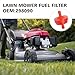 Zikefest 10PCS Lawn Mower Fuel Filter, 1/4 Inch Inline Gas Fuel Filter, Compatible with Toro 42-5240, 56-6360, John Deere AM107314, LG298090, LG298090S, PT4265, Replaces 298090, 298090S, 951-3013