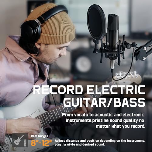 Alabs AC22 Xlr Podcast Microphone - Professional Condenser Studio Mic With 25Mm Large Diaphragm thumb #5