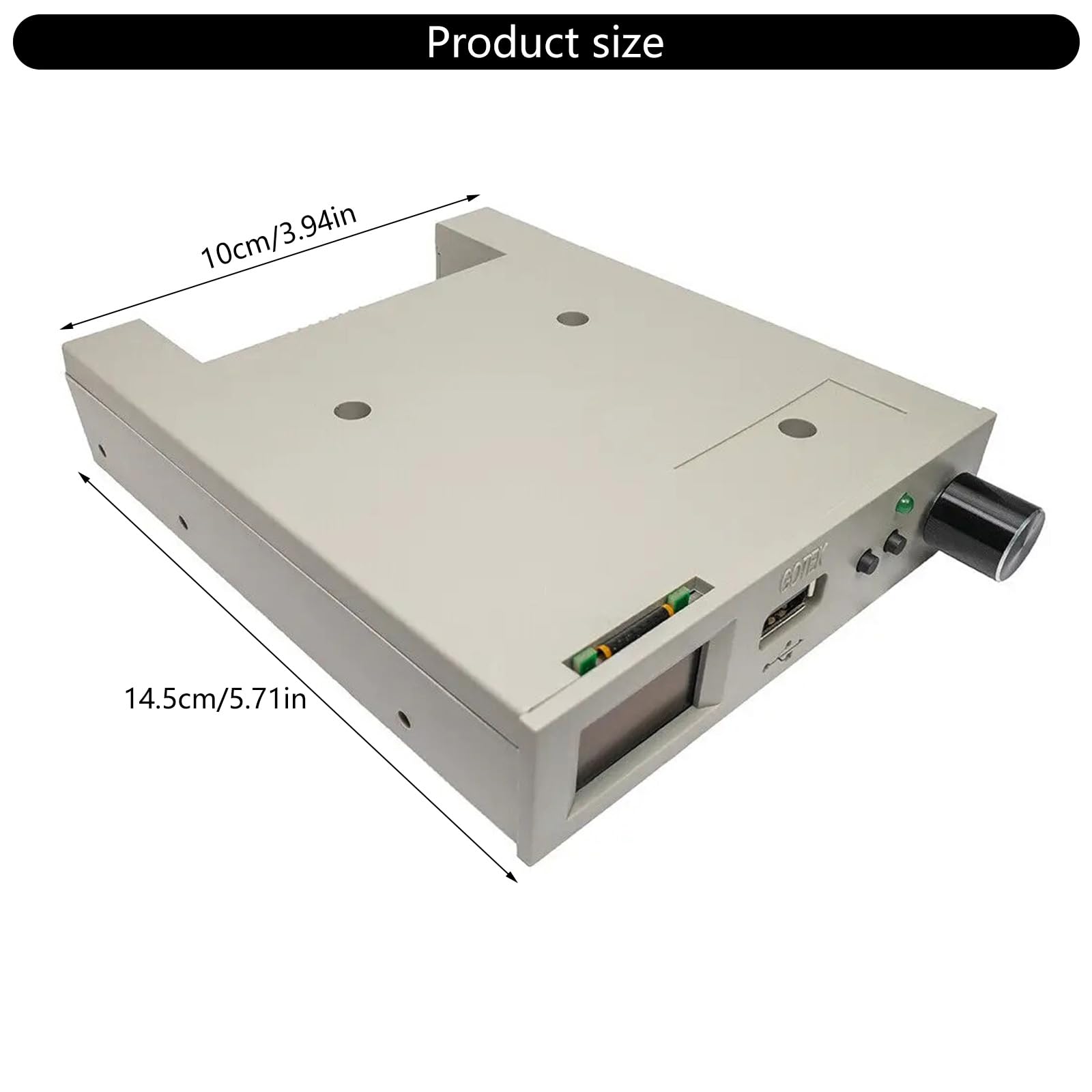 Émulateur Pilote Disquette USB SFR1M44-U100LQD avec Bouton L'encodage Rotatif pour Les Calculs Vintés L'équipement Musical