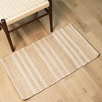 Amazon | Rugmart キリム 玄関マット 50x80cm オレンジ 手織り(手機