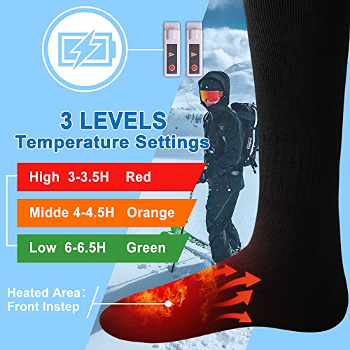 Autocastle-Heated-Socks-Electric-Heated-Socks-for-Men-Women-Rechargeable-Battery-Heating-Socks-Winter-Warm-Thermal-Socks-Washable-Unisex-Foot-Warmers-for-Hunting-Camping-Skiing-Hiking-Outdoors