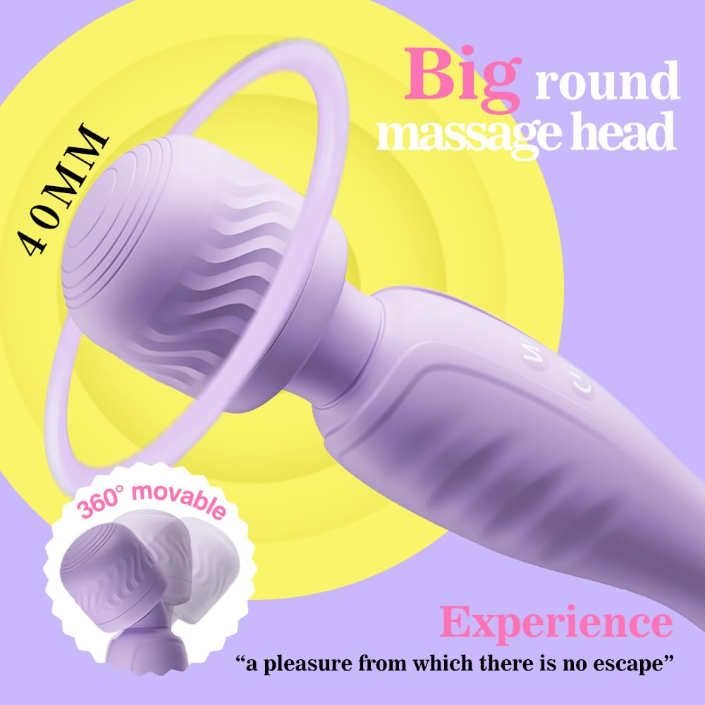 Amazon.com: OrchGaffey Double-Ended Vibrator Wand, Personal Wand Massager  with 12 Vibrating and Swing Quiet G-Spot Vibrators with Clit Stimulation  Pleasure, Rechargeable Clitoris Vibrators Wand Sex Toy for Women : Health &  Household