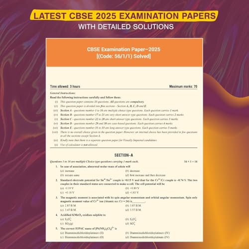 Image of Xam idea Class 12 Chemistry | 2025-26 Edition | CBSE Board | NEP & NCFSE Aligned | Mind Maps & Practice Questions