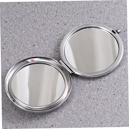 Espejo de maquillaje portátil doble cara 3 pcs miniatura 5