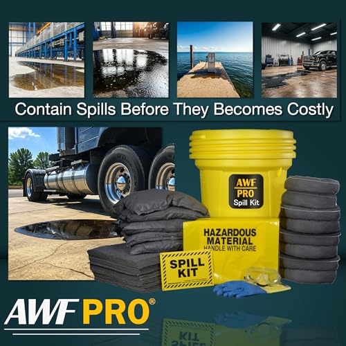 Image of AWF PRO 30 Gallon Universal Spill Kit, 81 Pieces