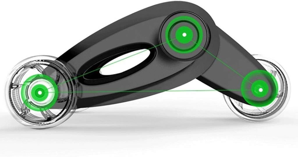 Wheel for Abdominal Exercise, Automatic 4 Foldable Abs Roller for Women Men, Muscle Training