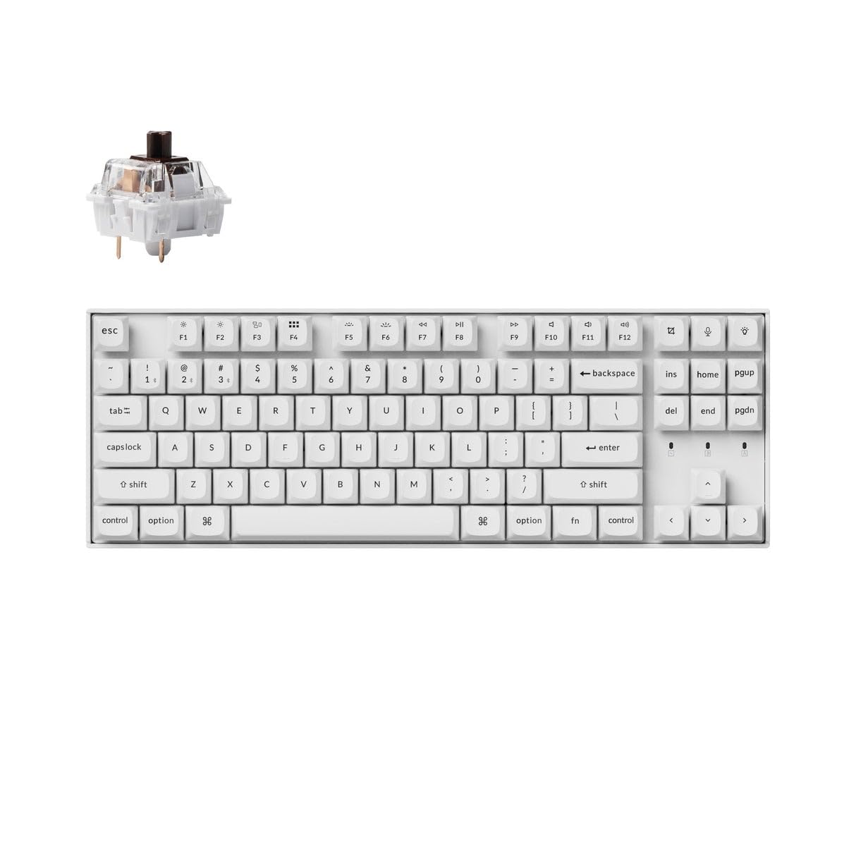 キーボード Keychron K8 Pro Keychron K8 Pro QMK/VIA ワイヤレス・メカニカルキーボード