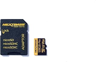 Nextbase 128GB U3 Micro SD Memory Card - with Adapter - Compatible with Nextbase in-Car Dash Cams Series 1 and 2