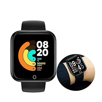 TechKing (Last Day :6 Years Warranty) D116 Plus Bluetooth Smart Fitness Band Watch with Heart Rate Activity Tracker Waterproof Body, Step and Calorie Counter, Blood Pressure, OLED Touchscreen for Men/Women