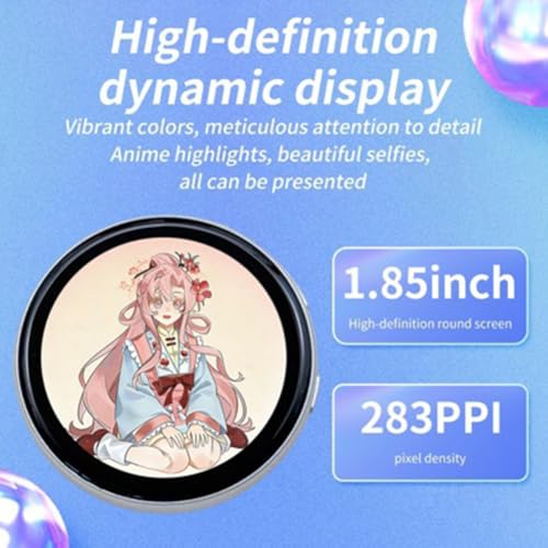 Badge LED anime bluetooth 6.0 personnalisable avec cordon et support