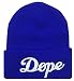 NEW BLACK DOPE 3D EMBROIDERY BEANIE SKULL CAP HIP HOP HAT