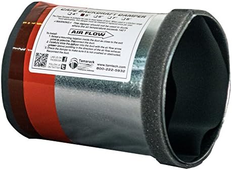 Premium In-Line 5 inch Duct Back Draft Blockers