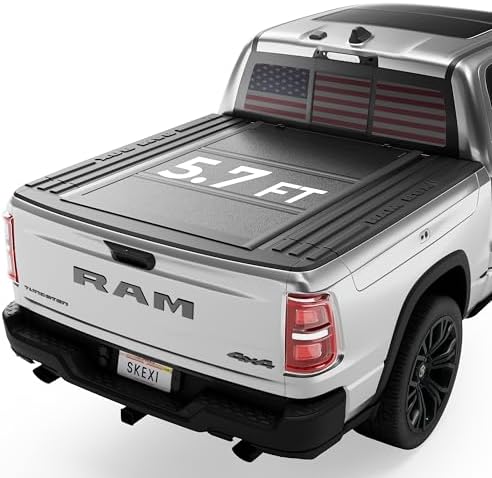 SKEXI Low Profile Tonneau Cover Truck Bed Cover for 2009-2026 Dod...