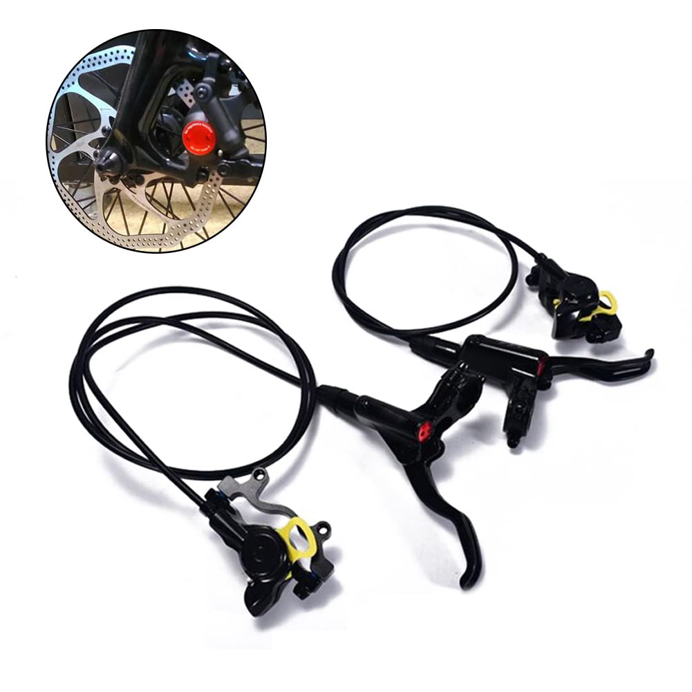 Hydrauliczne hamulce tarczowe MTB, lewy i prawy tył i przedni rower górski, hydrauliczne hamulce tarczowe, zestaw hamulcowy olejowy do MTB, E-Bike, rower górski
