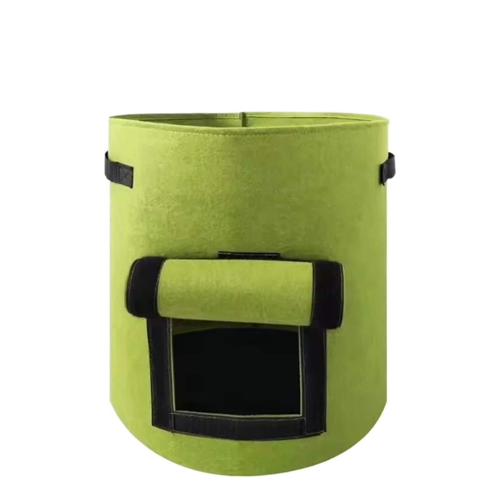 HWJFDC Potato Growing Bags 1PC Potato Planting Bags, Round Dark Green Breathable Plant Horticultural Seedling, Vegetable Buckets(Green 10 gallons)