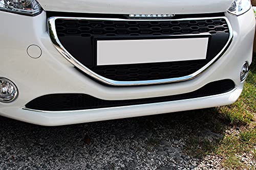 Luxyline Baguette de calandre inférieure chromée Peugeot 208 12-15 & Peugeot 208 Phase 2 15-19 Cover