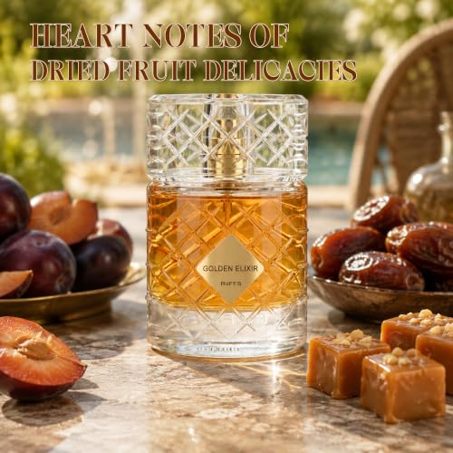 Image of A CENTER RIS G Er Perfume For Men Eau de Parfum 3.4 Fl Oz | Oriental Woody Gourmand | Aged Cognac Warm Cinnamon Cologne | Daily Use Spray Gift