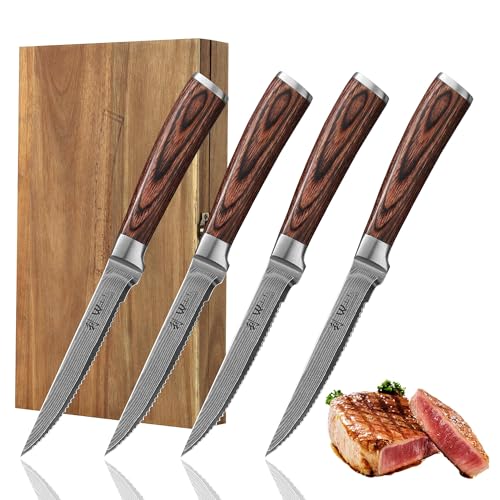 Wakoli EDIB 4-Piece Damascus Set