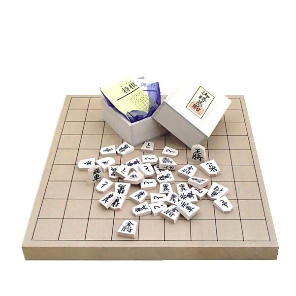 Amazon | 将棋盤セット 新桂1寸卓上接合将棋盤と山形天童の正式書体