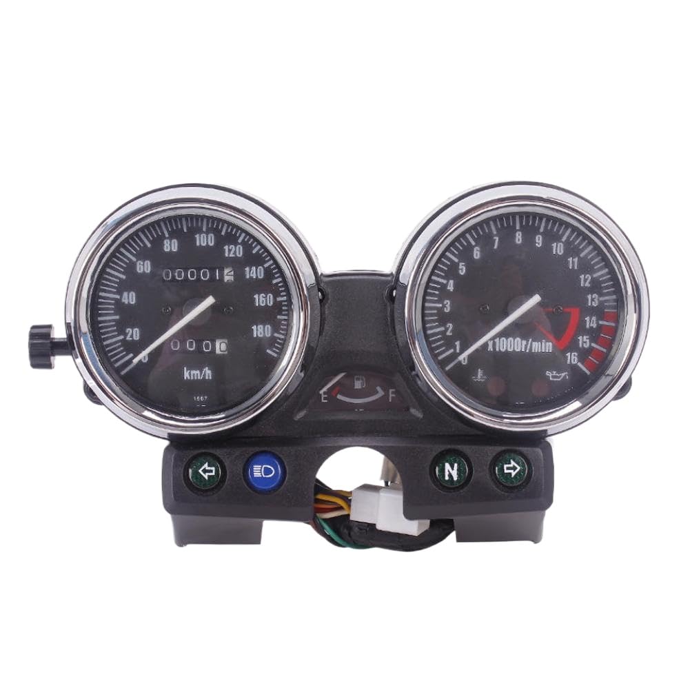 Instrument Assembly Gauges Meter Cluster Speedometer Odometer Tachometer Compatible with CVK ZR250 Balius ZRX400 ZRX 750 1100 1200(Just Assembly 260)