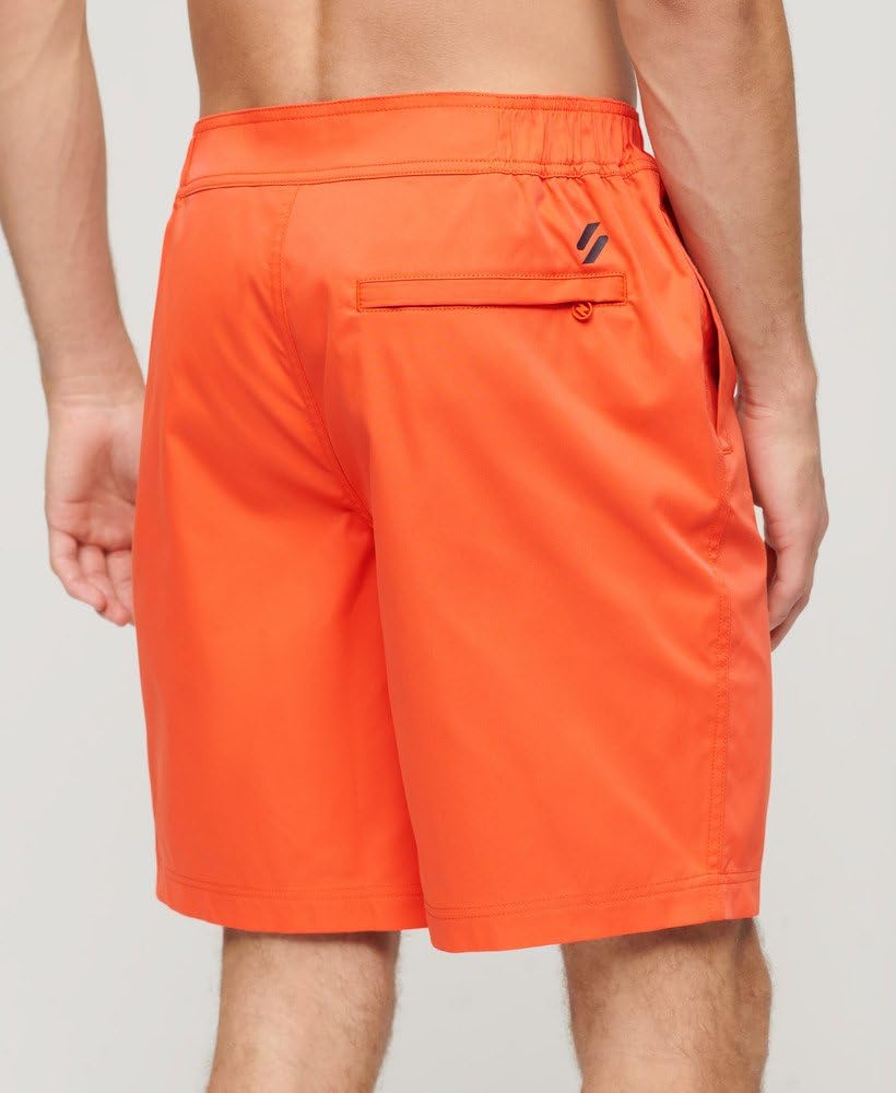 Superdry Męskie spodenki sportowe z materiału pochodzącego z recyklingu