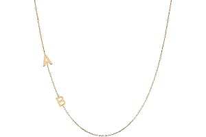 Personalized 14k Gold Kids Initial Necklace