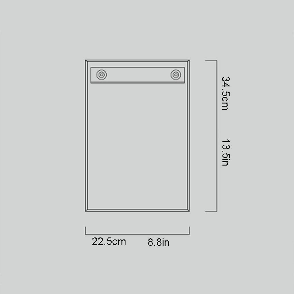 Mappe A4 Wood Folder Board Pogrubione materiały szkolne Legal Pad Menu Tablica do pisania Materiały biurowe z wiszącym otworem klips do pisania Zwischenablage-Ordner