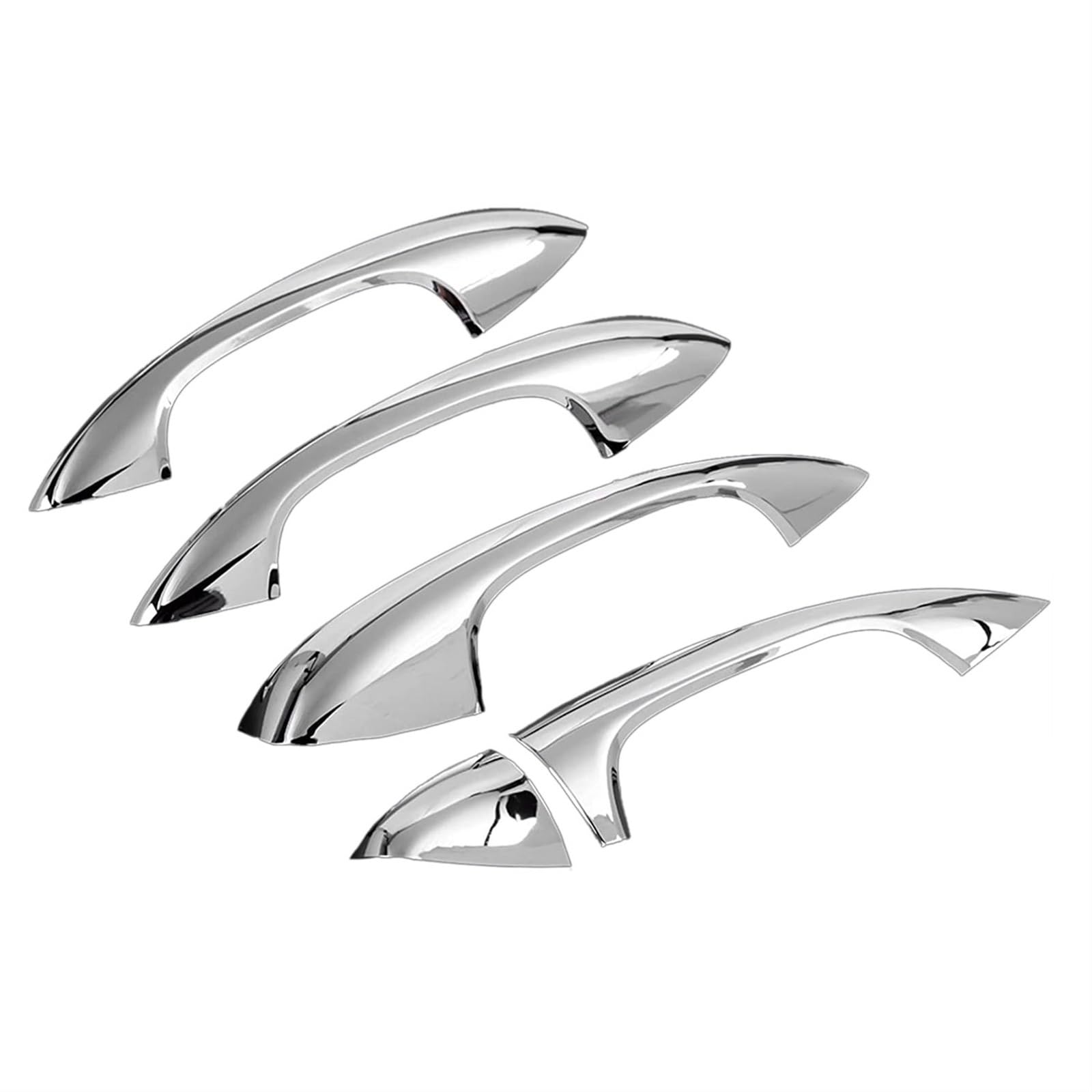 NOHEEU Car Exterior Door Handles Handle Decorative Covers for Benz C-Class W205 GLC X253 E-Class W213 2015-2019