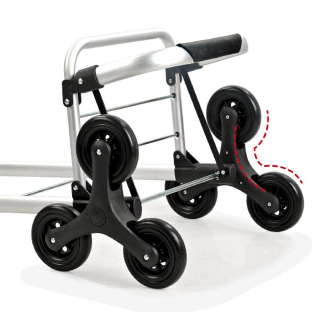 Carrelli Elevatori Carrello Nero Casa Carrello Spesa Pieghevole Carrello Spesa Portatile Bagagli da Viaggio Piccolo Carrello Anziani Trolley Car 60L